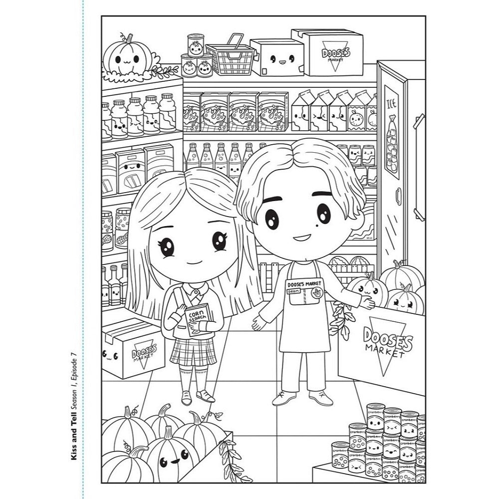 Gilmore Girls Kawaii Coloring Book-4