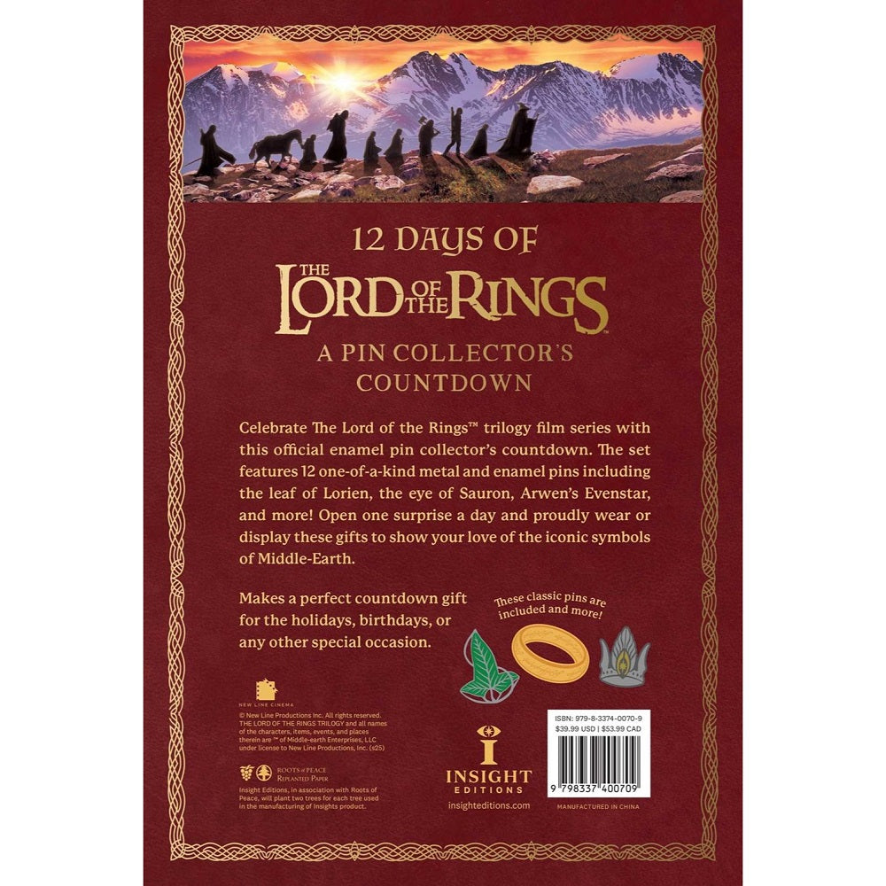 12 Days of The Lord of the Rings: A Pin Collector's Countdown Calendar-3