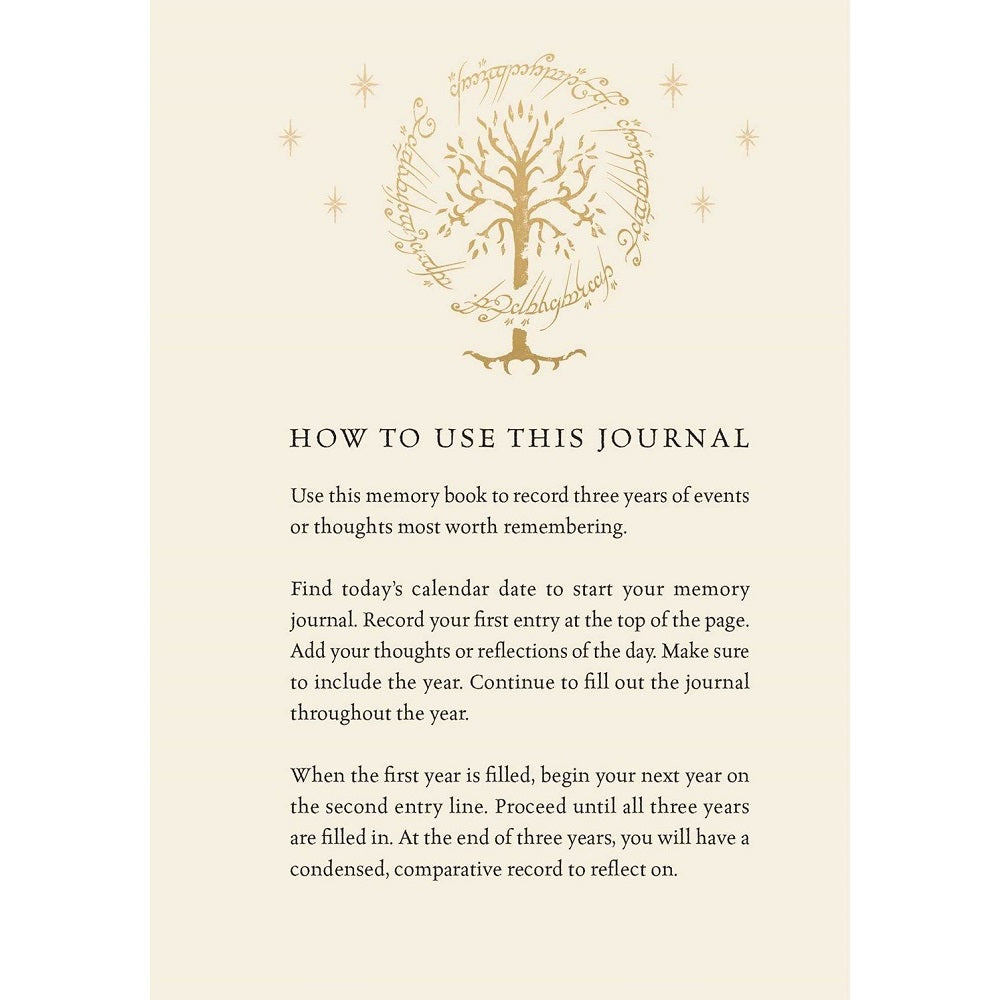 The Lord of the Rings Memory Journal: Reflect, Record, Remember-3