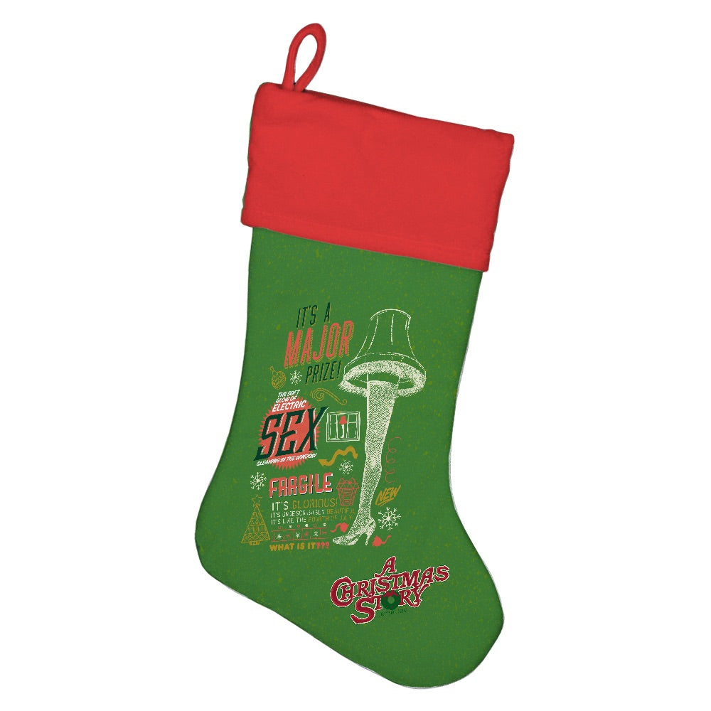 A Christmas Story Leg Lamp Holiday Stocking