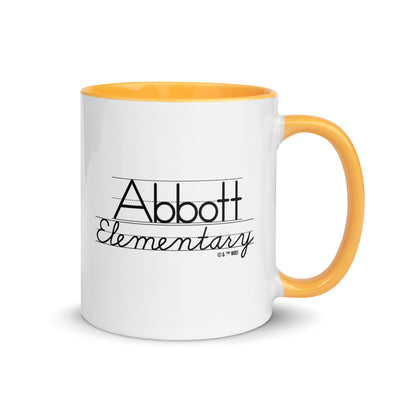 Abbott Elementary Perseverance, Ingenuity, Effort Two-Tone Mug