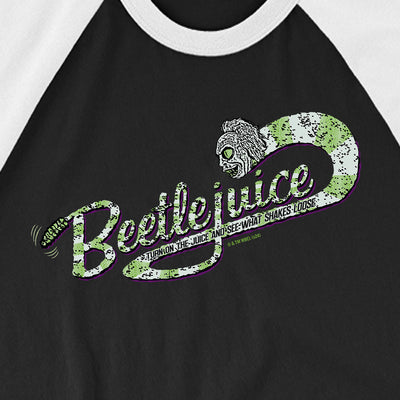 Beetlejuice Beetle-Snake Raglan Shirt