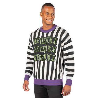 Beetlejuice 2024 Sandworm Knit Holiday Sweater