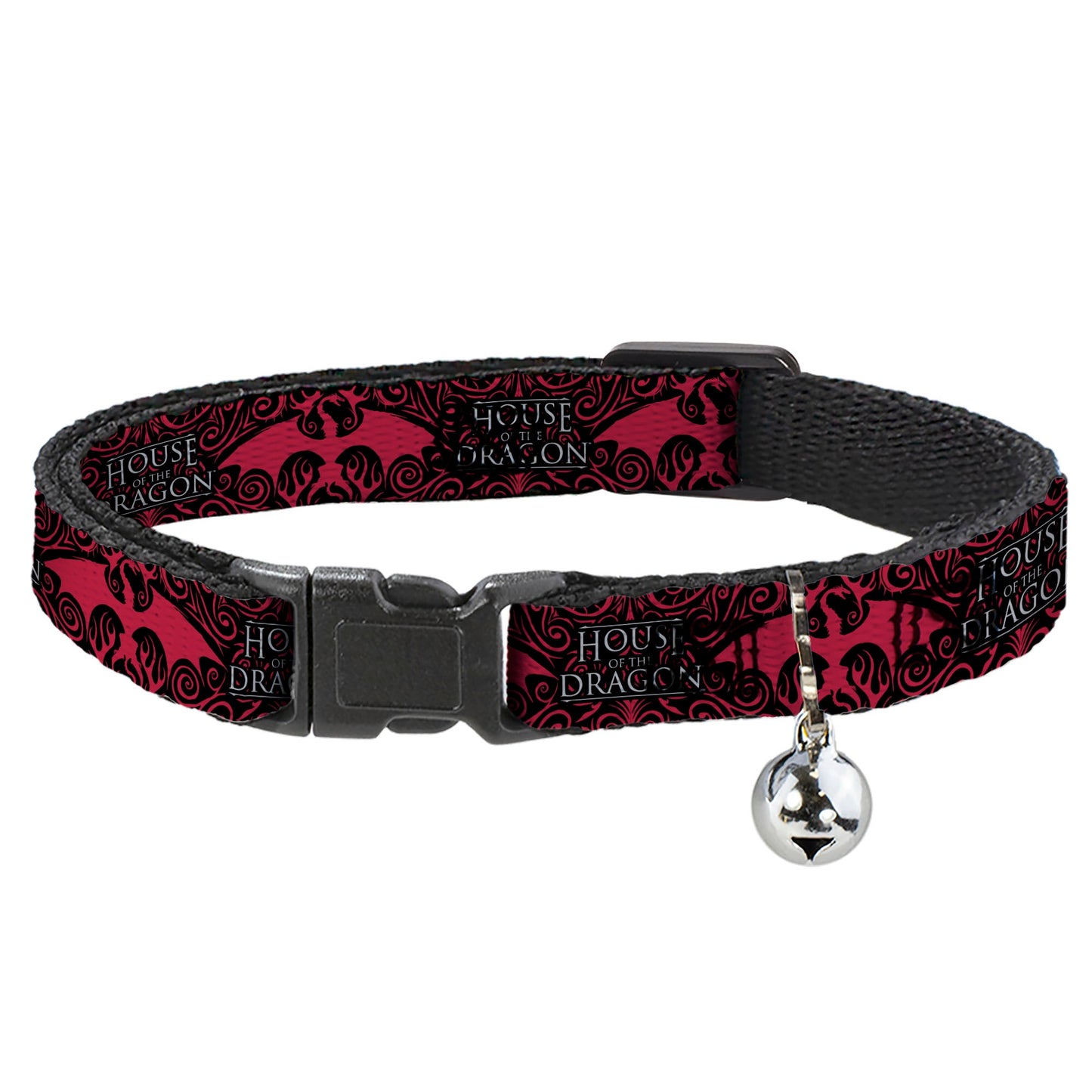 House of the Dragon Dragon Icon Cat Collar with breakaway buckle and bell