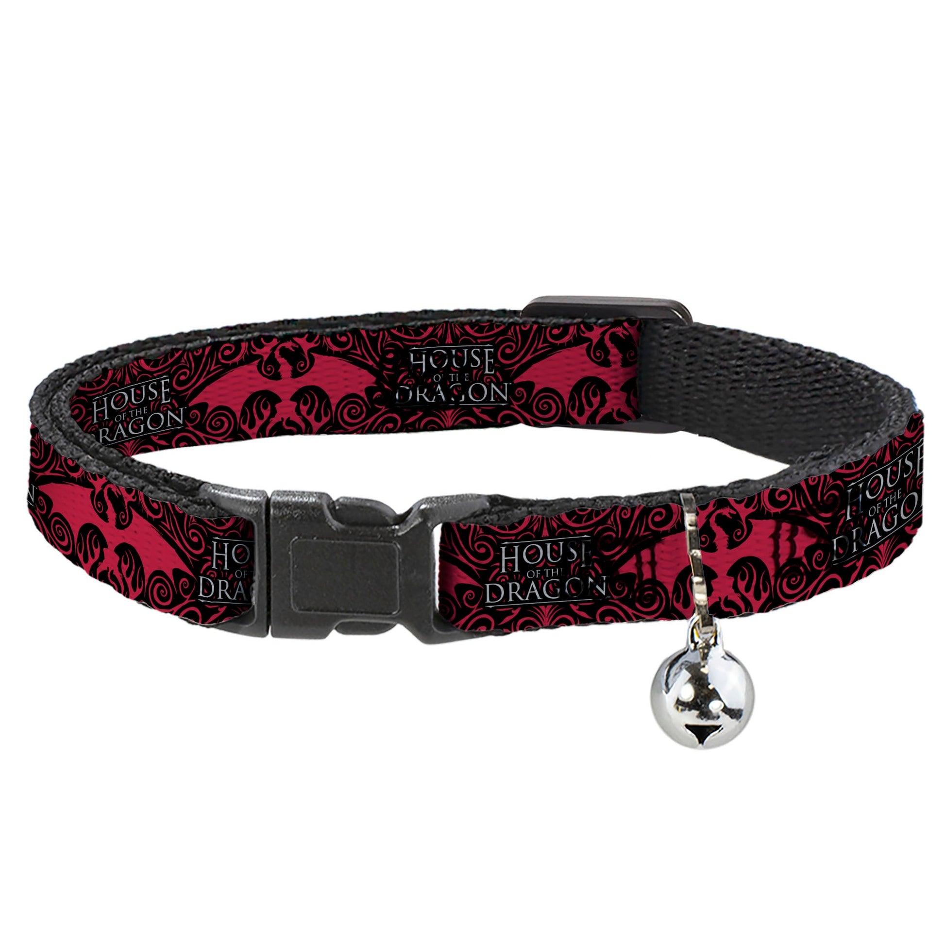 House of the Dragon Dragon Icon Cat Collar with breakaway buckle and bell