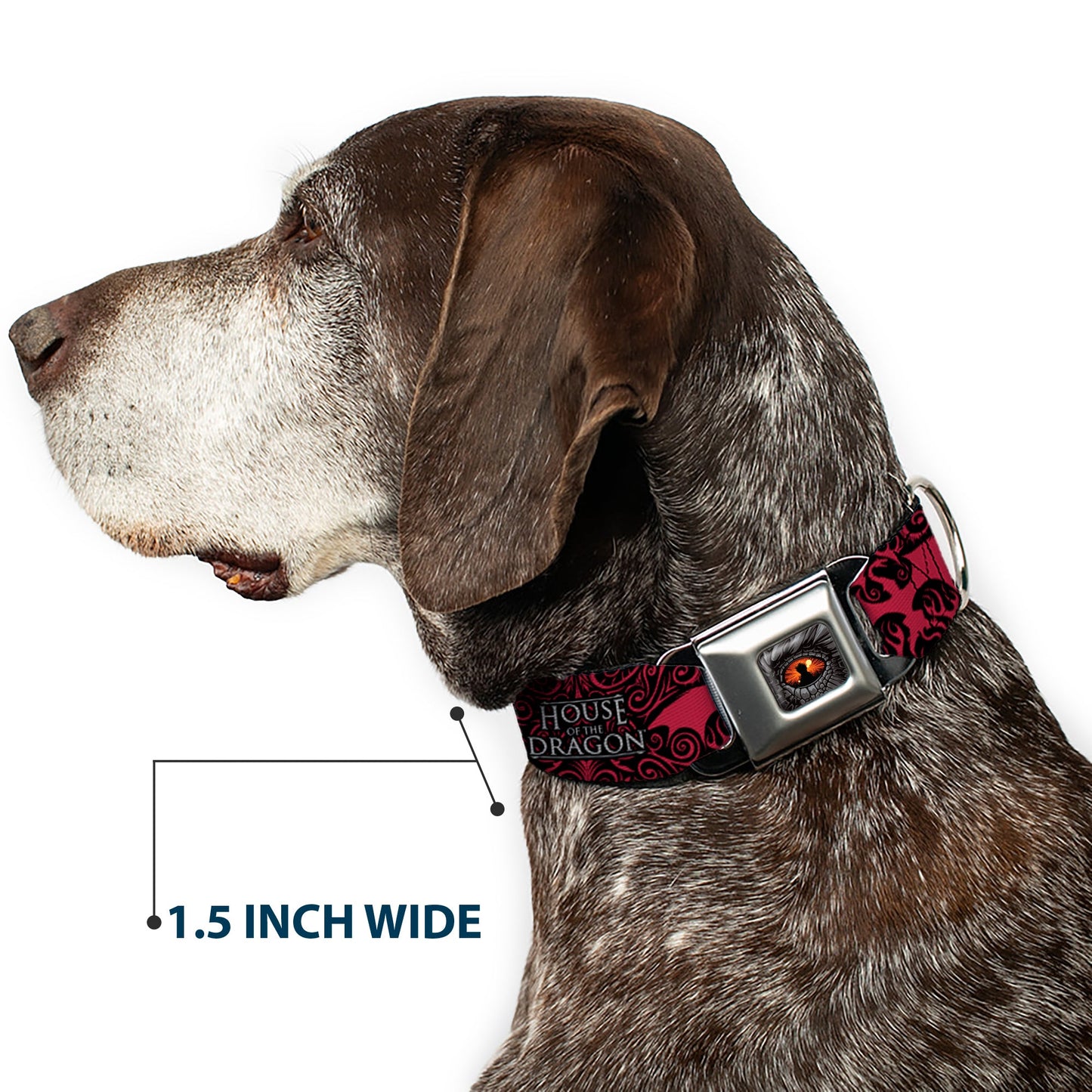 Profile view of the thick high-density polyester webbing