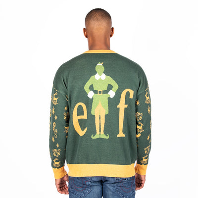 Elf 2024 Cotton-headed Ninny-muggins Knit Holiday Sweater