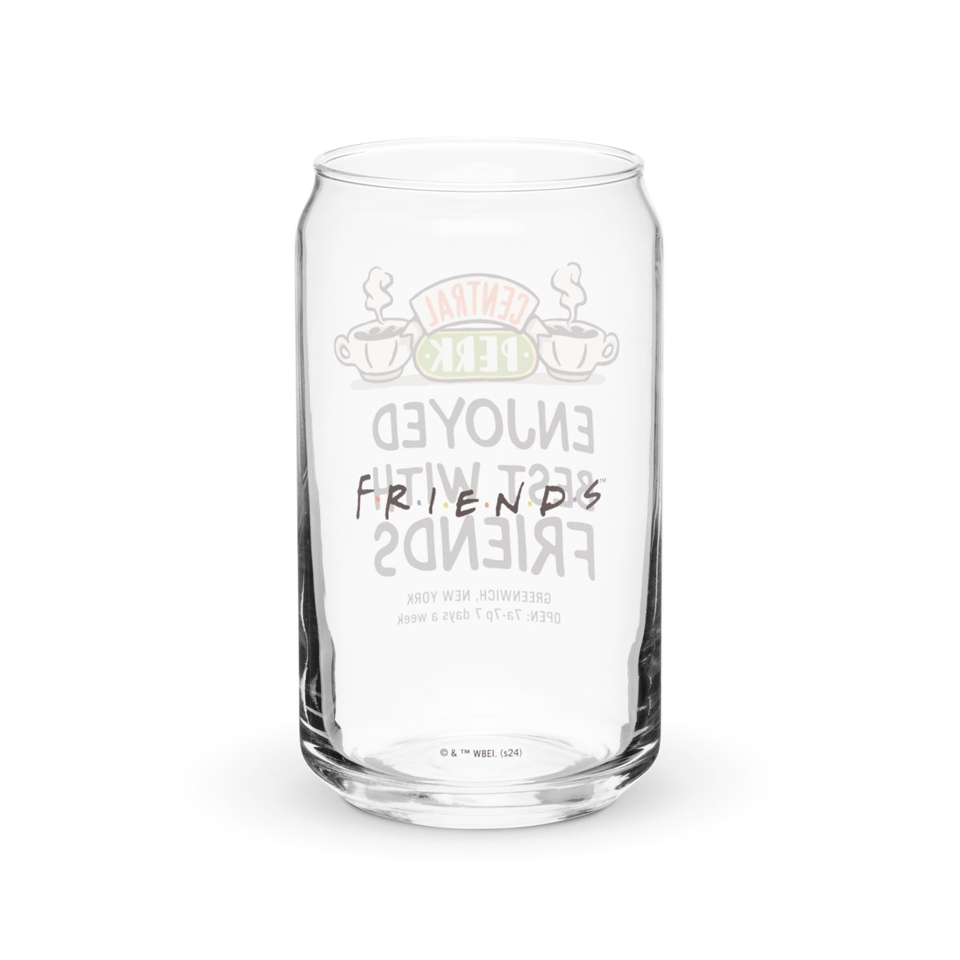 Friends Central Perk 16 oz. Can Shaped Glass