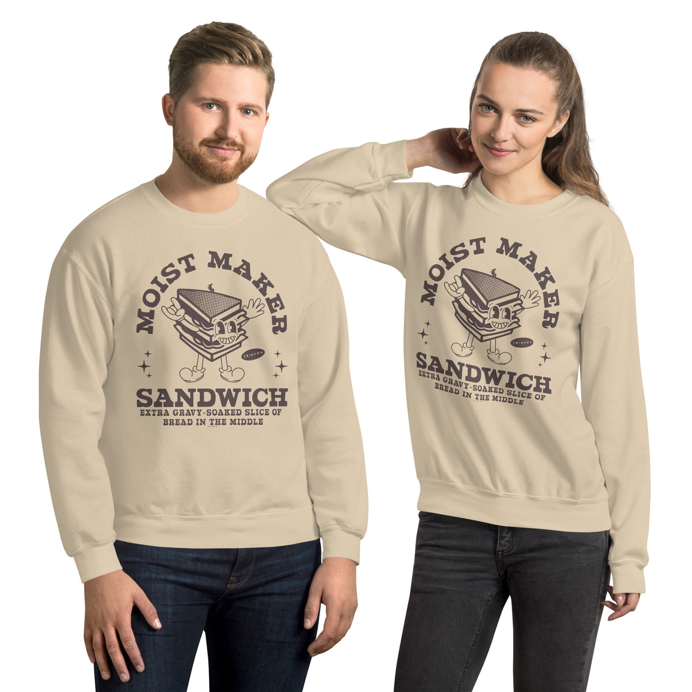 Friends Moist Maker Sandwich Crewneck Sweatshirt