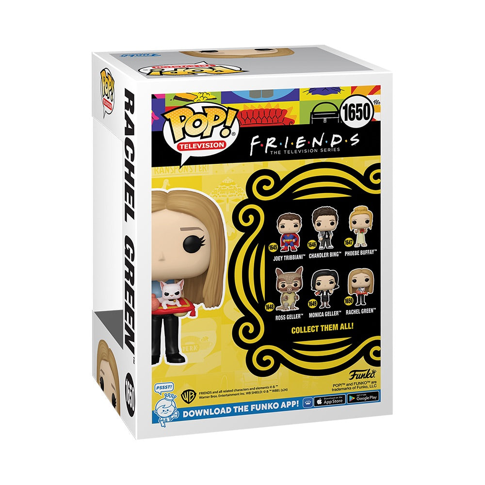 Friends Rachel Green with Mrs. Whiskerson Funko Pop! Figure