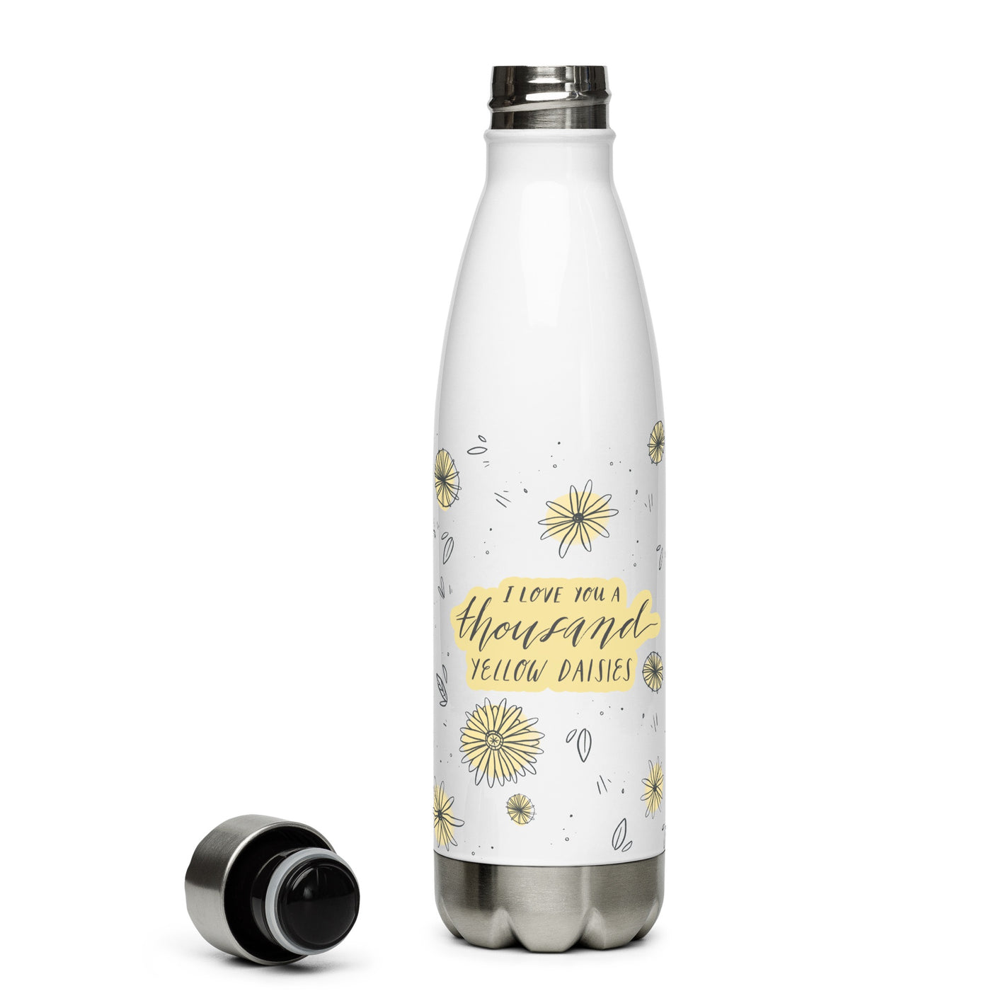 Gilmore Girls I Love You a Thousand Yellow Daises Stainless Steel Water Bottle