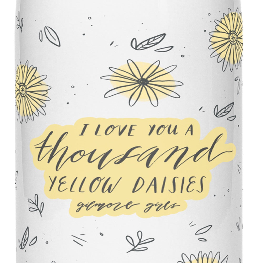 Gilmore Girls I Love You a Thousand Yellow Daises Stainless Steel Water Bottle