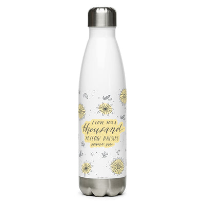 Gilmore Girls I Love You a Thousand Yellow Daises Stainless Steel Water Bottle