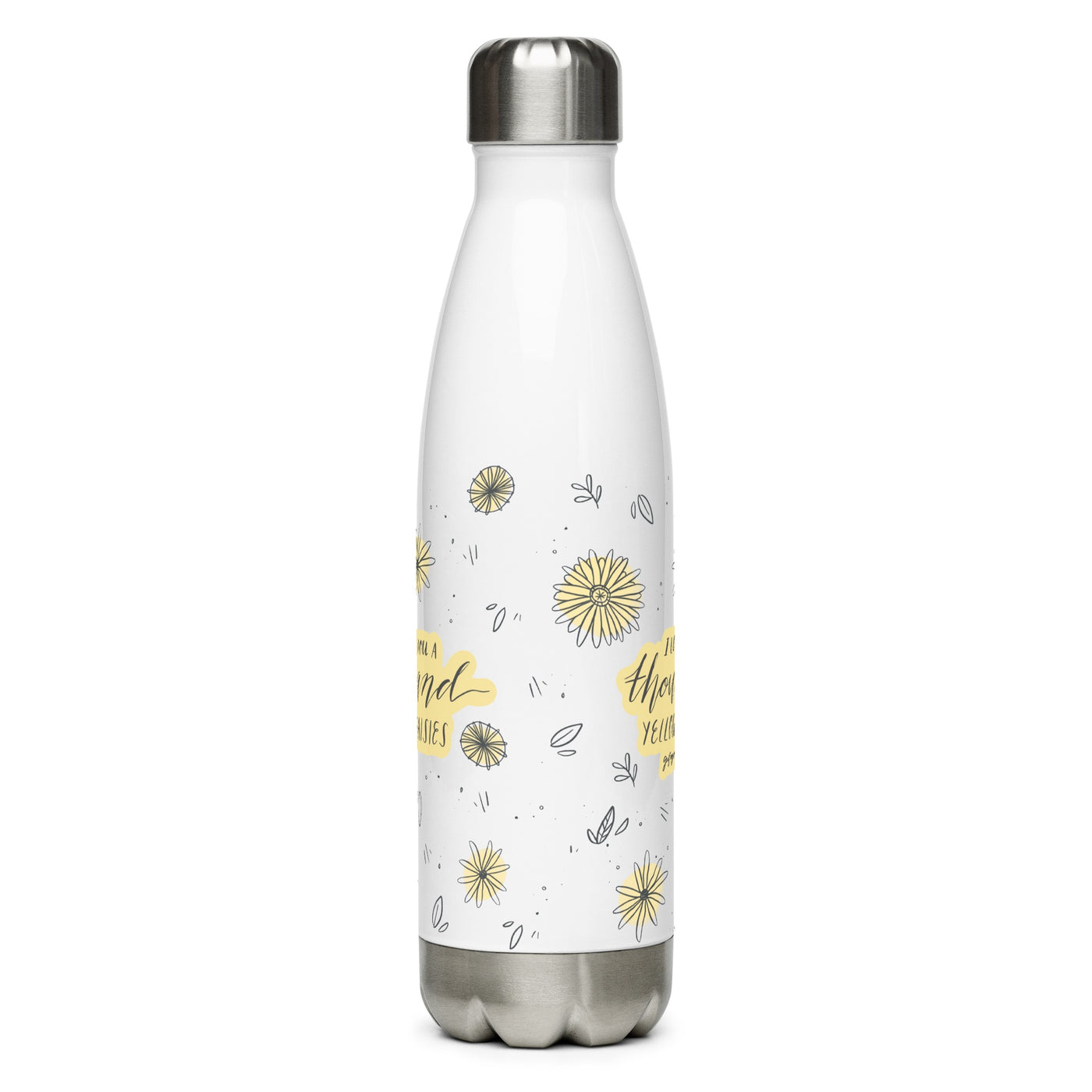 Gilmore Girls I Love You a Thousand Yellow Daises Stainless Steel Water Bottle