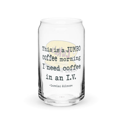 Gilmore Girls Luke's Diner This is a Jumbo Coffee Morning 16 oz. Can Shaped Glass