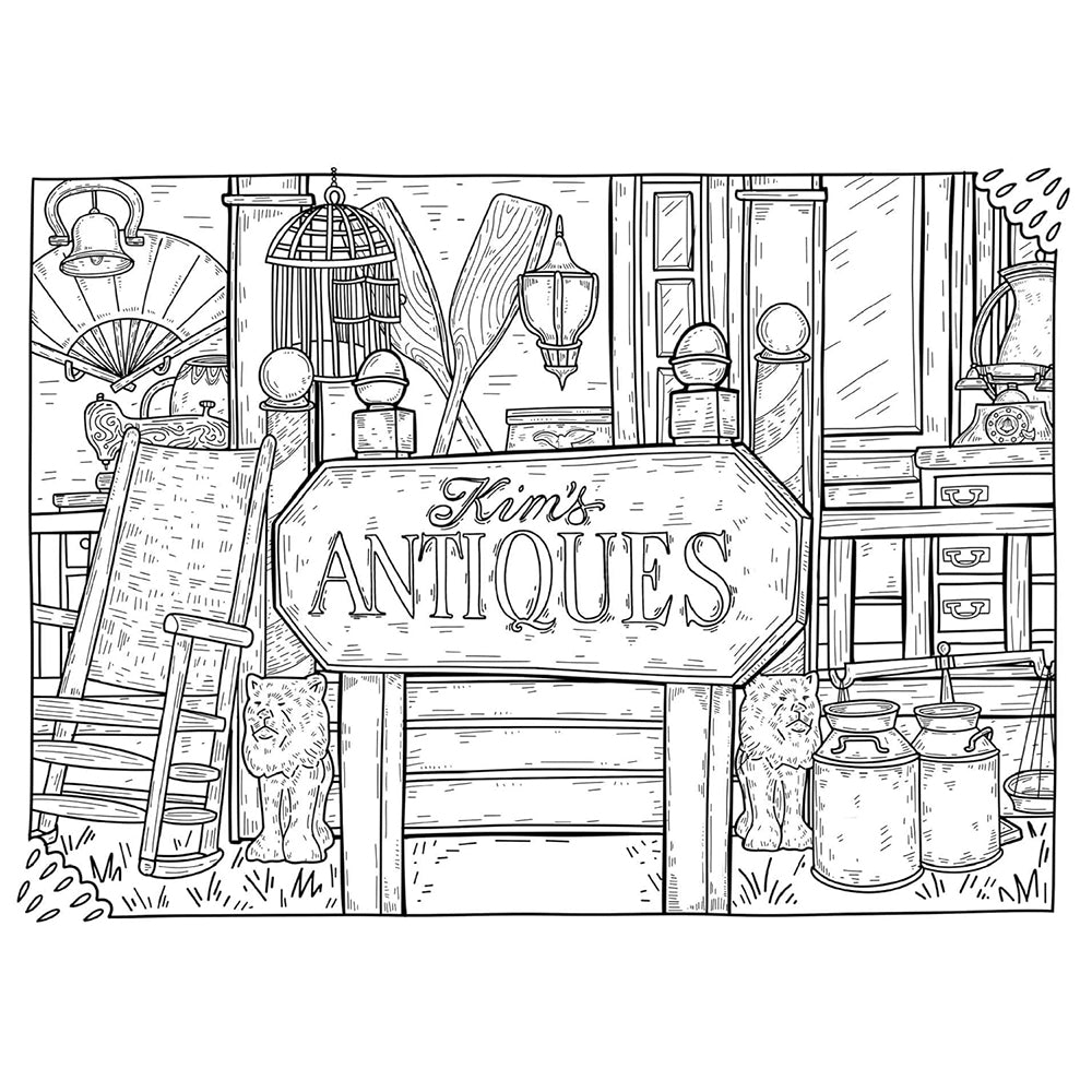 Gilmore Girls: Greetings from Stars Hollow : An Official Postcard Coloring Book