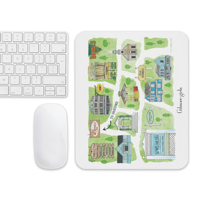 Gilmore Girls Stars Hollow Map Mousepad