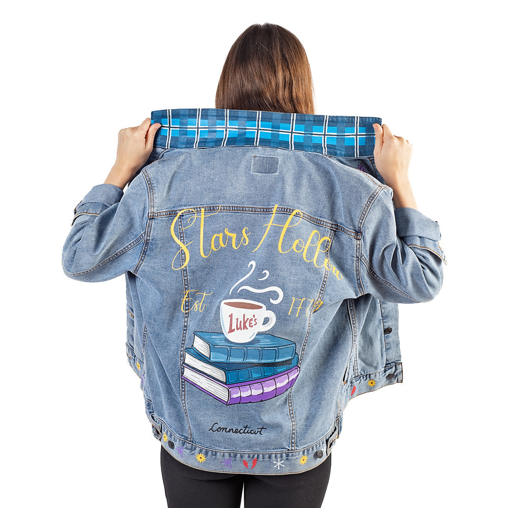 Exclusive Gilmore Girls Stars Hollow Hand-Painted Denim Jacket