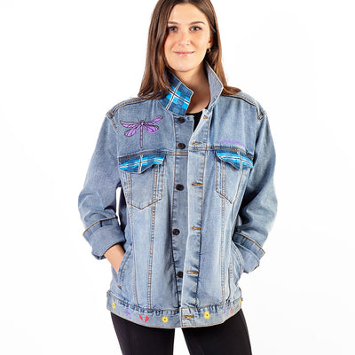Exclusive Gilmore Girls Stars Hollow Hand-Painted Denim Jacket