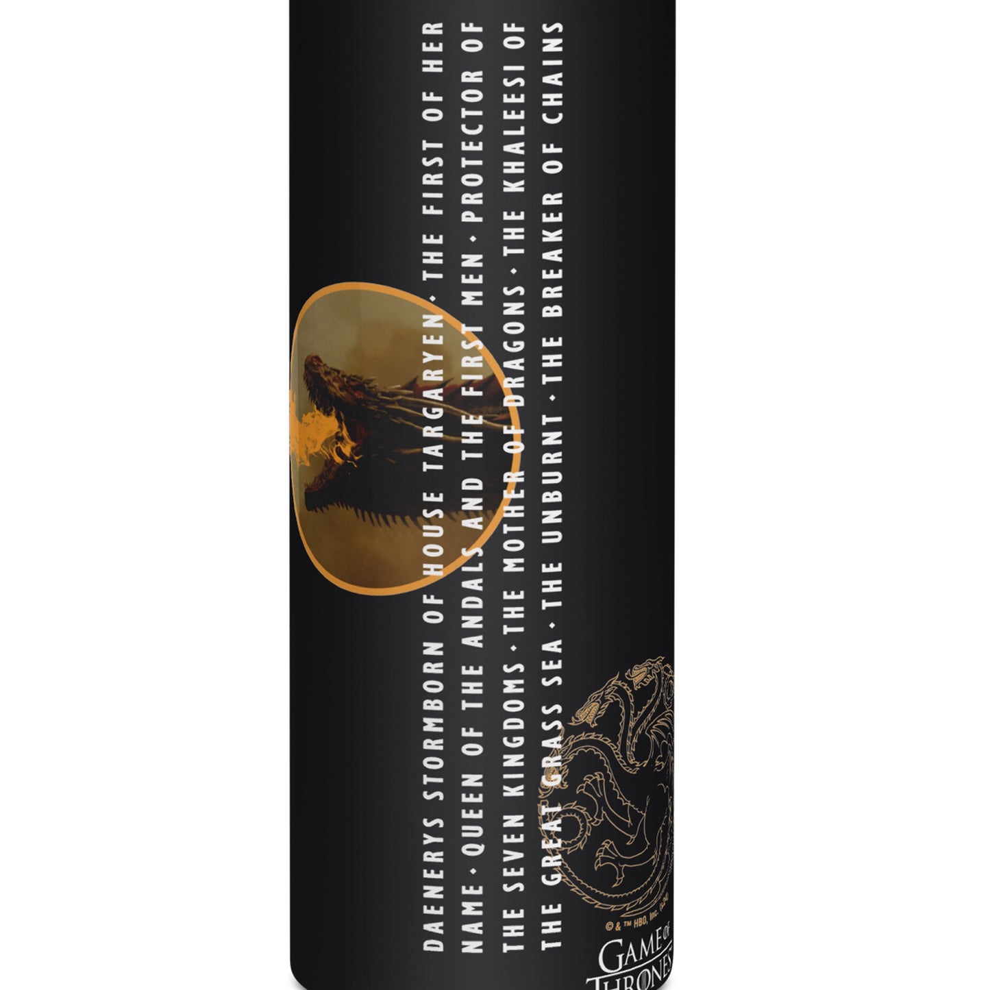 Game of Thrones Dracarys 20 oz Stainless Steele Tumblers