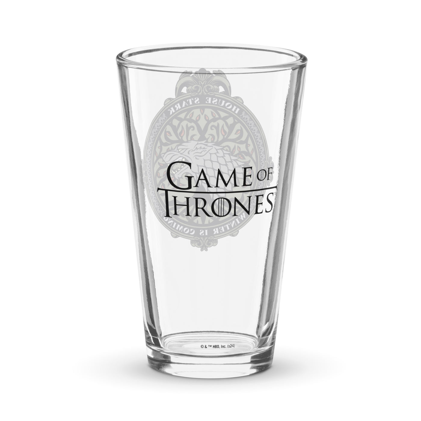 Game of Thrones House Stark Sigil 16 oz. Pint Glass