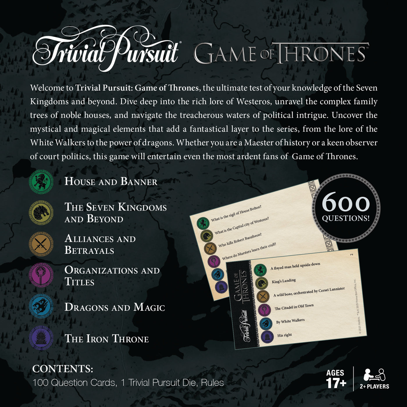 Game of Thrones Trivial Pursuit