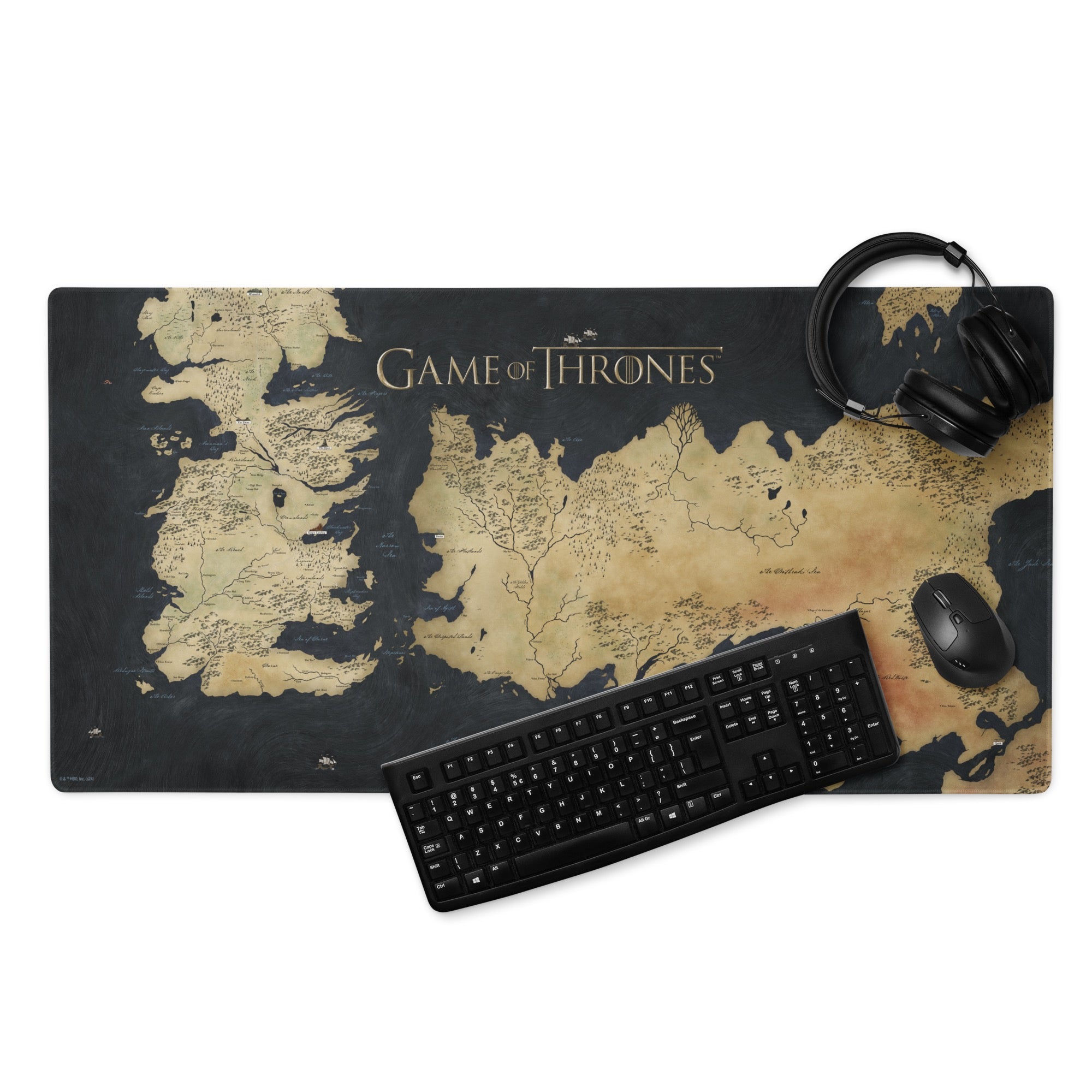 Game of Thrones Westeros Map Gaming Mat