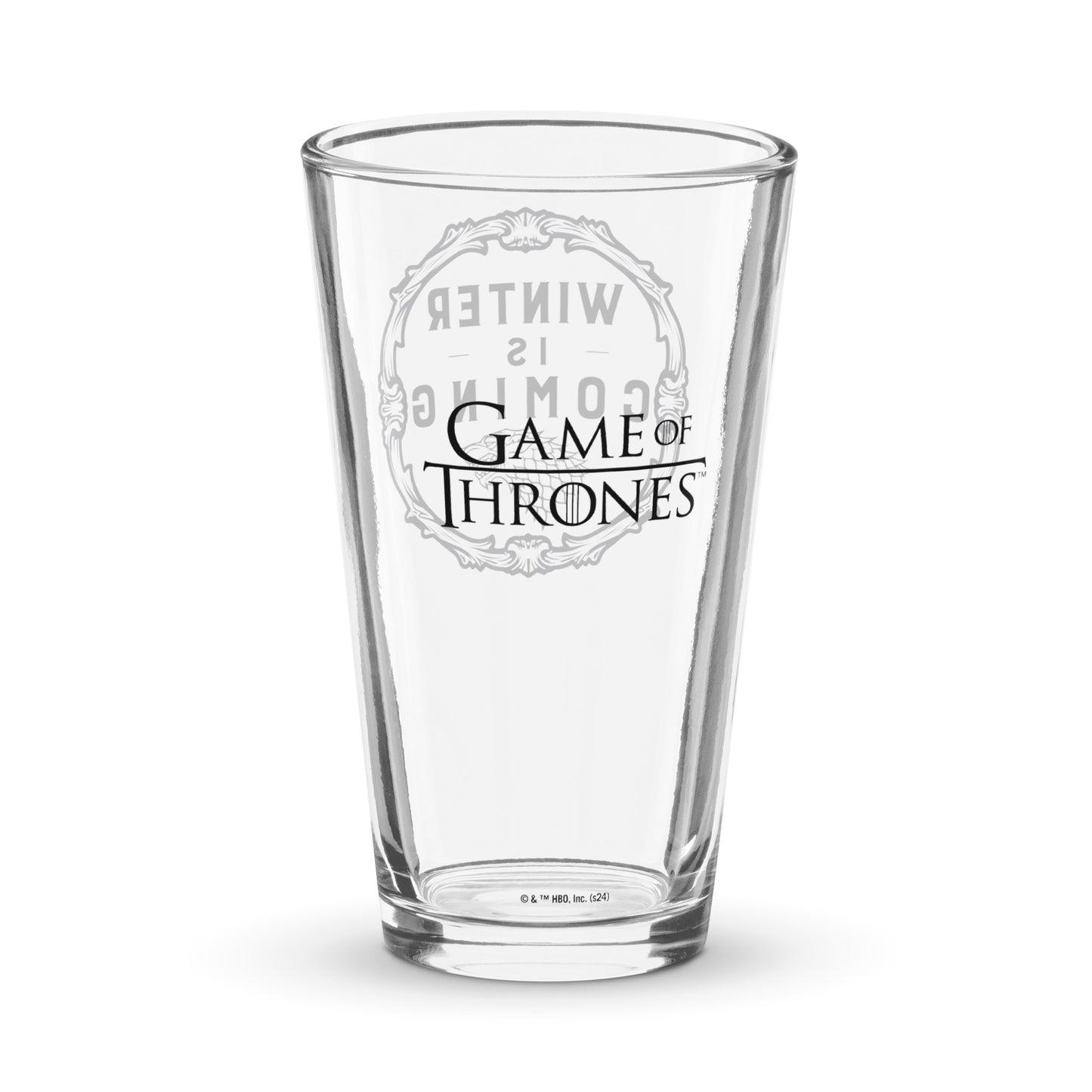Game of Thrones Winter is Coming 16oz Pint Glass