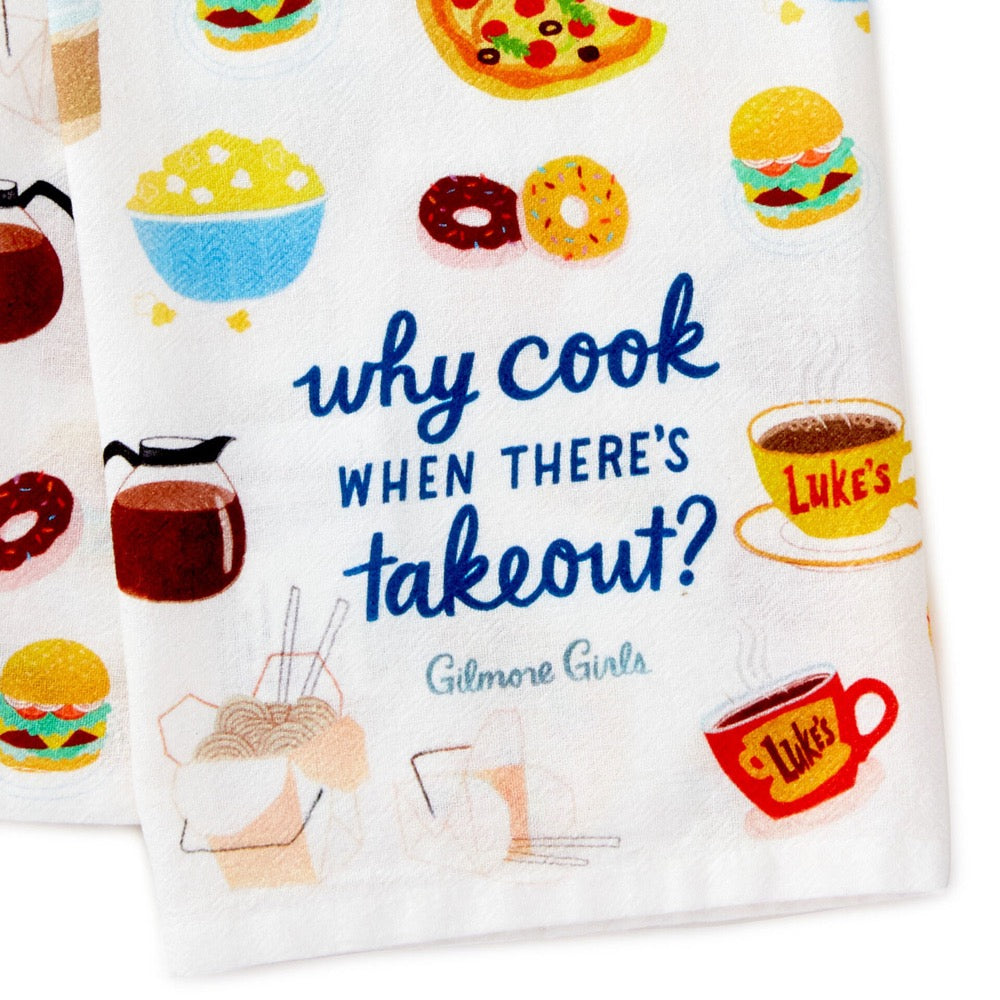 Gilmore Girls Why Cook Tea Towel