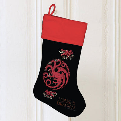 House of the Dragon Targaryen Sigil Holiday Stocking