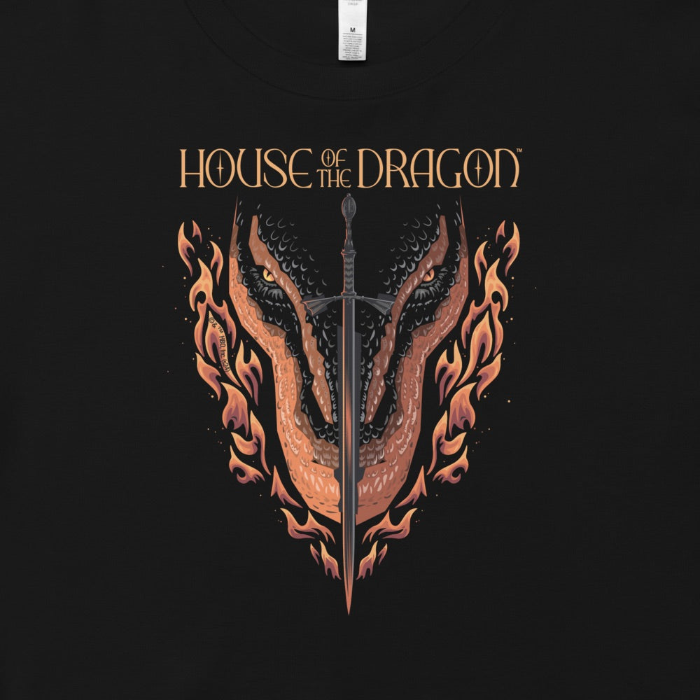 House of the Dragon Wreathed Flames Women's Crop Top