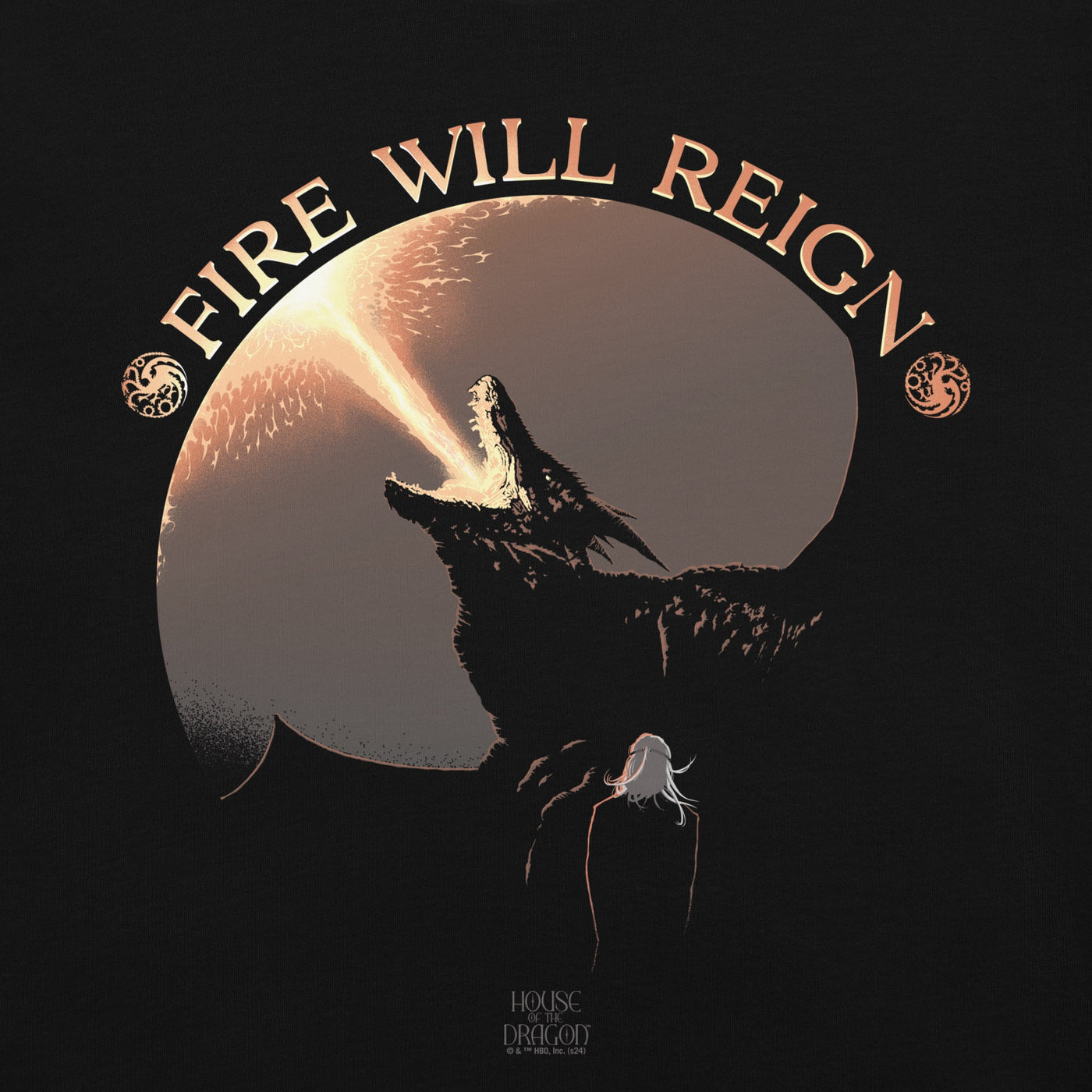 Exclusive House of the Dragon Fire Will Reign Comfort Colors T-shirt