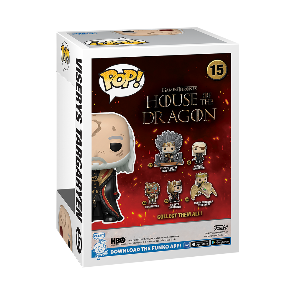 House of the Dragon Masked Viserys Funko POP! Figure with Chance of Chase