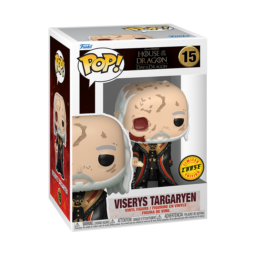 House of the Dragon Masked Viserys Funko POP! Figure with Chance of Chase