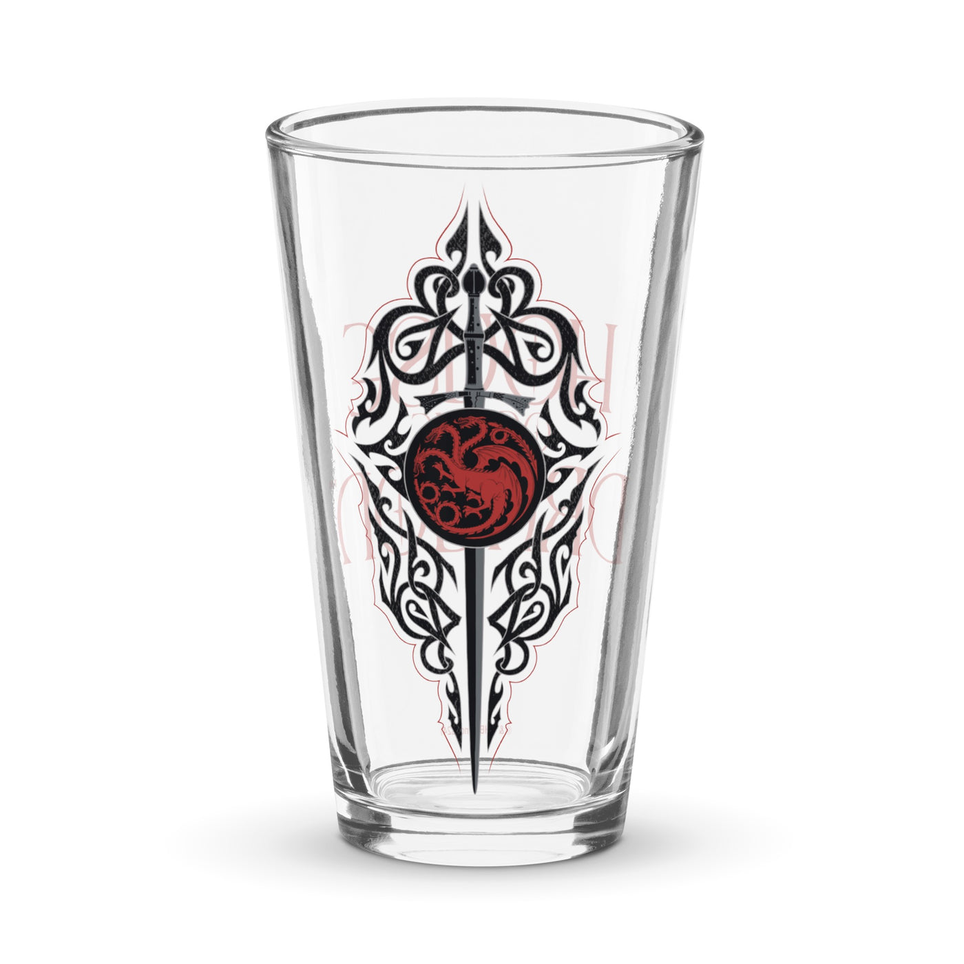 House of the Dragon Daemon Targaryen Dark Sister Sword Pint Glass