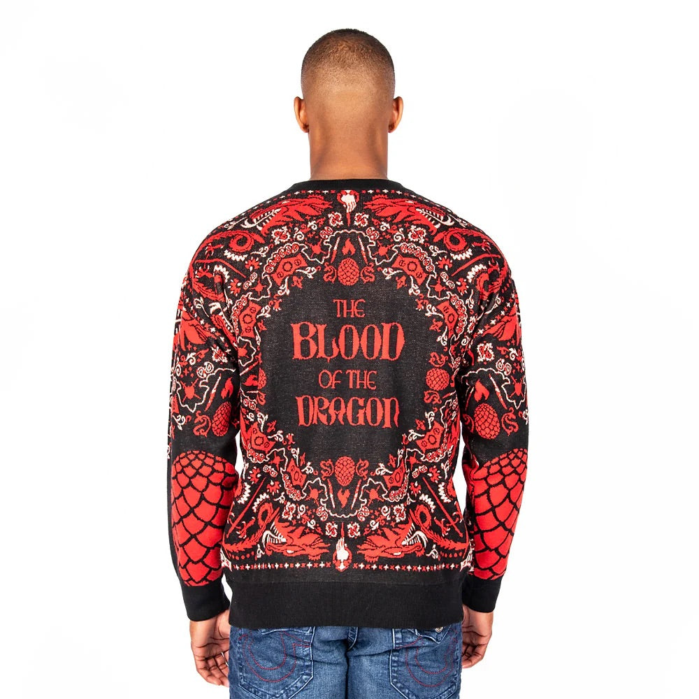 House of the Dragon Targaryen Knit Holiday Sweater