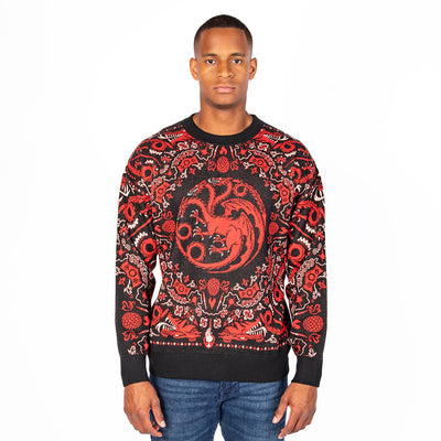 House of the Dragon 2024 Targaryen Knit Holiday Sweater