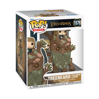 The Lord of the Rings Treebeard with Merry & Pippin Super Funko Pop! Figure