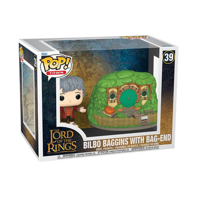 The Lord of the Rings Bilbo with Bag-End Funko Pop! Figure