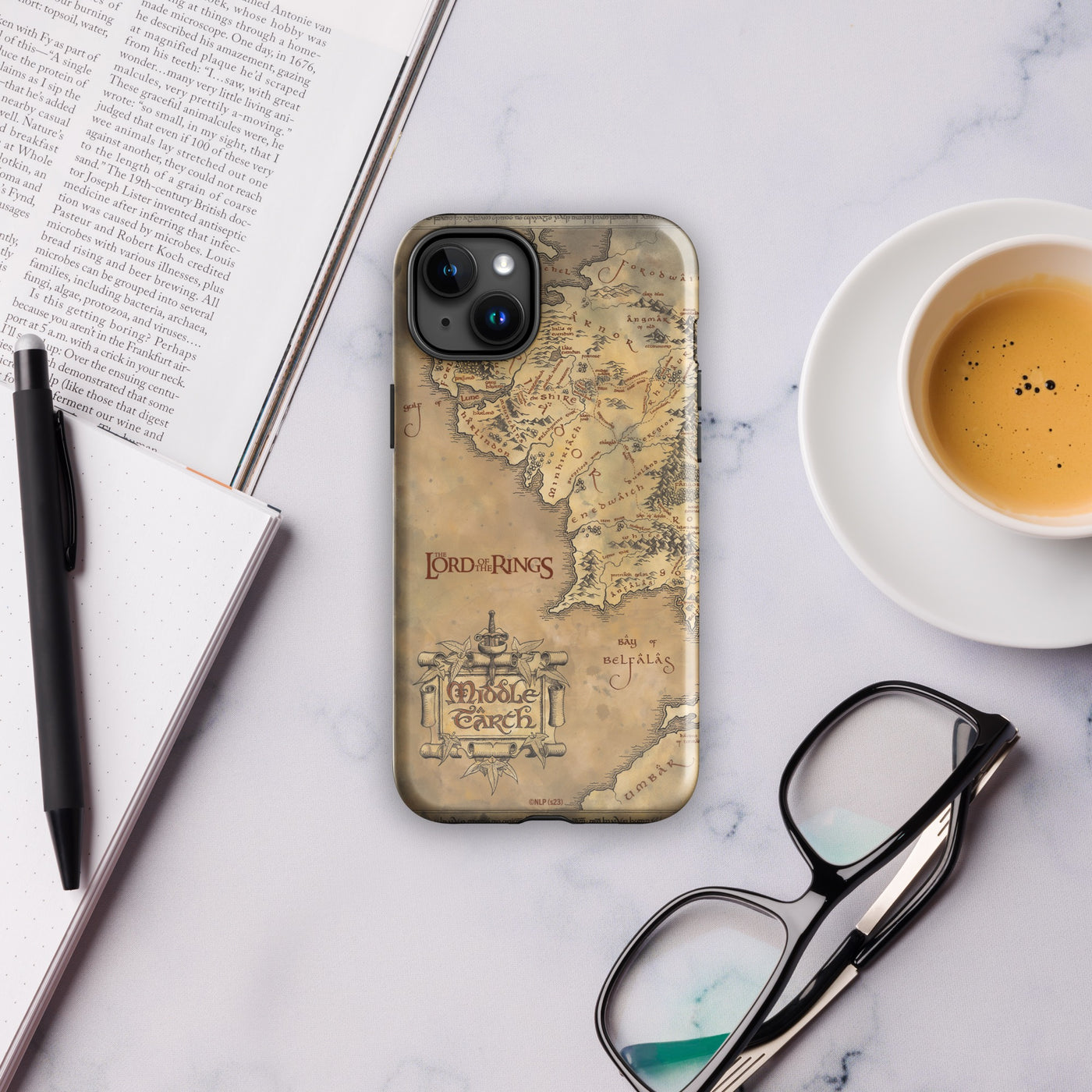 The Lord of the Rings Middle-earth Map Tough Phone Case - iPhone