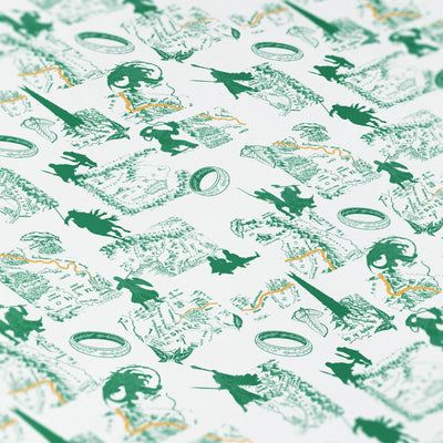 The Lord of the Rings Icons Pattern Wrapping Paper