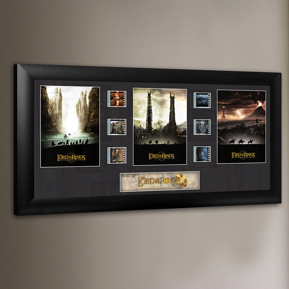 The Lord of the Rings ™ Film Trilogy Limited Edition Trio Framed FilmCells™ Presentation