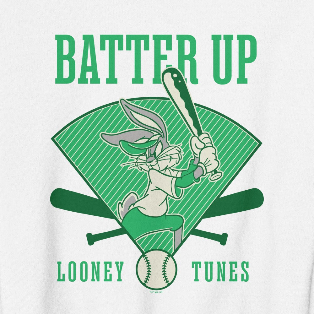 Team Looney Tunes Bugs Bunny Batter Up Crewneck Sweatshirt