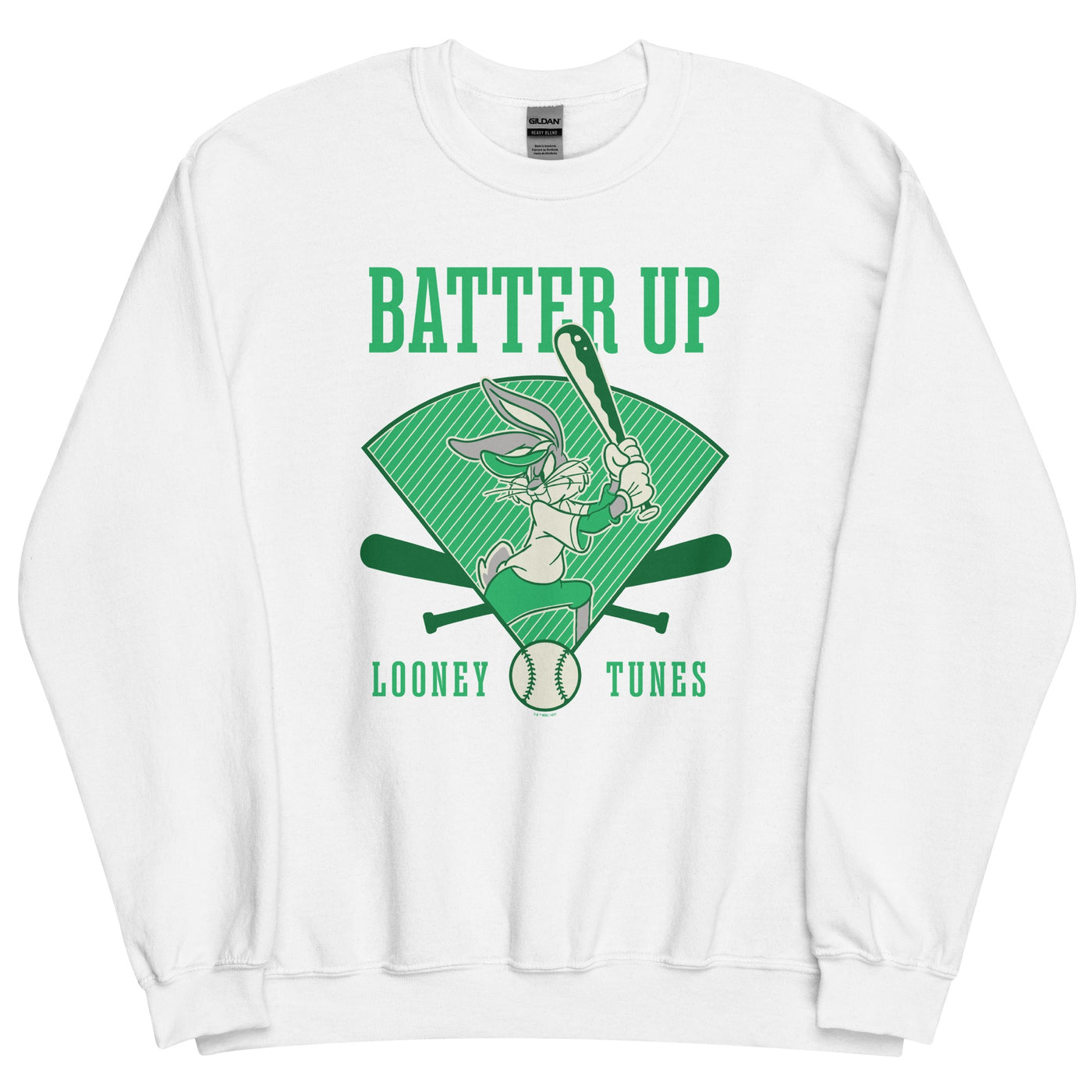 Team Looney Tunes Bugs Bunny Batter Up Crewneck Sweatshirt