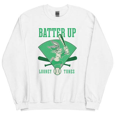 Team Looney Tunes Bugs Bunny Batter Up Crewneck Sweatshirt