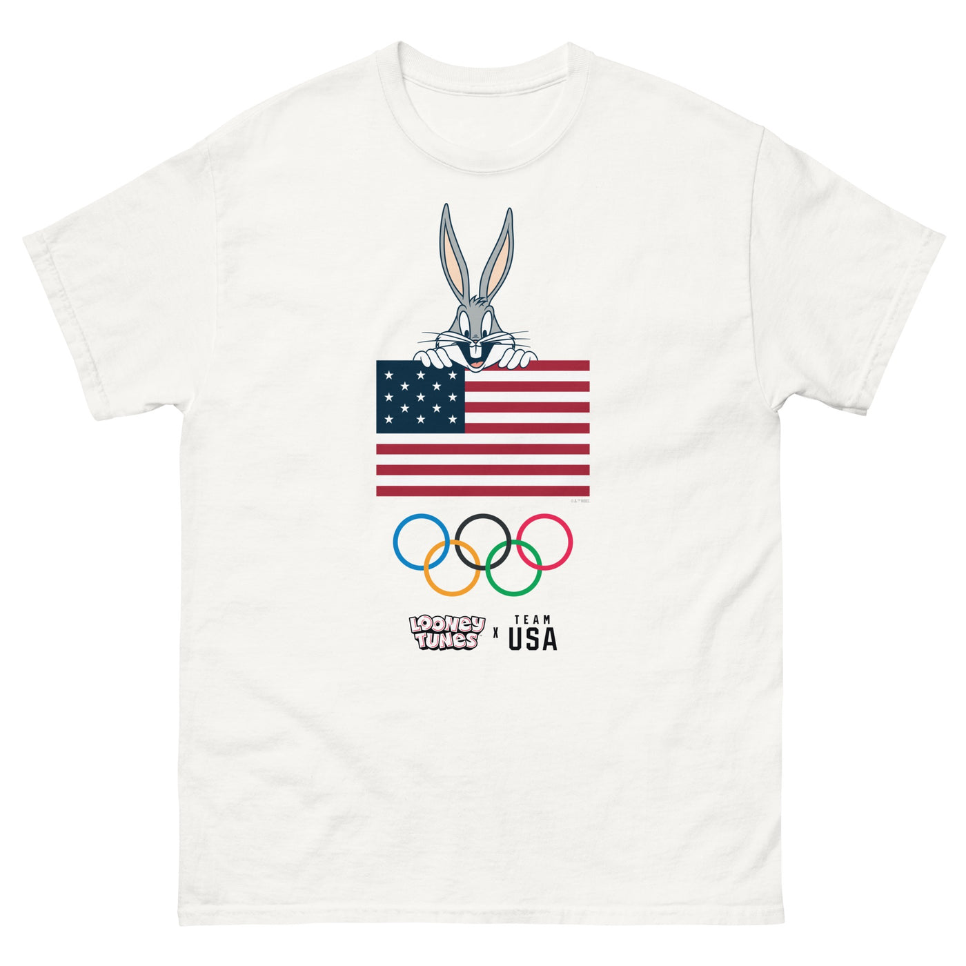 Looney Tunes x Team USA Bugs Bunny Olympic Rings T-Shirt