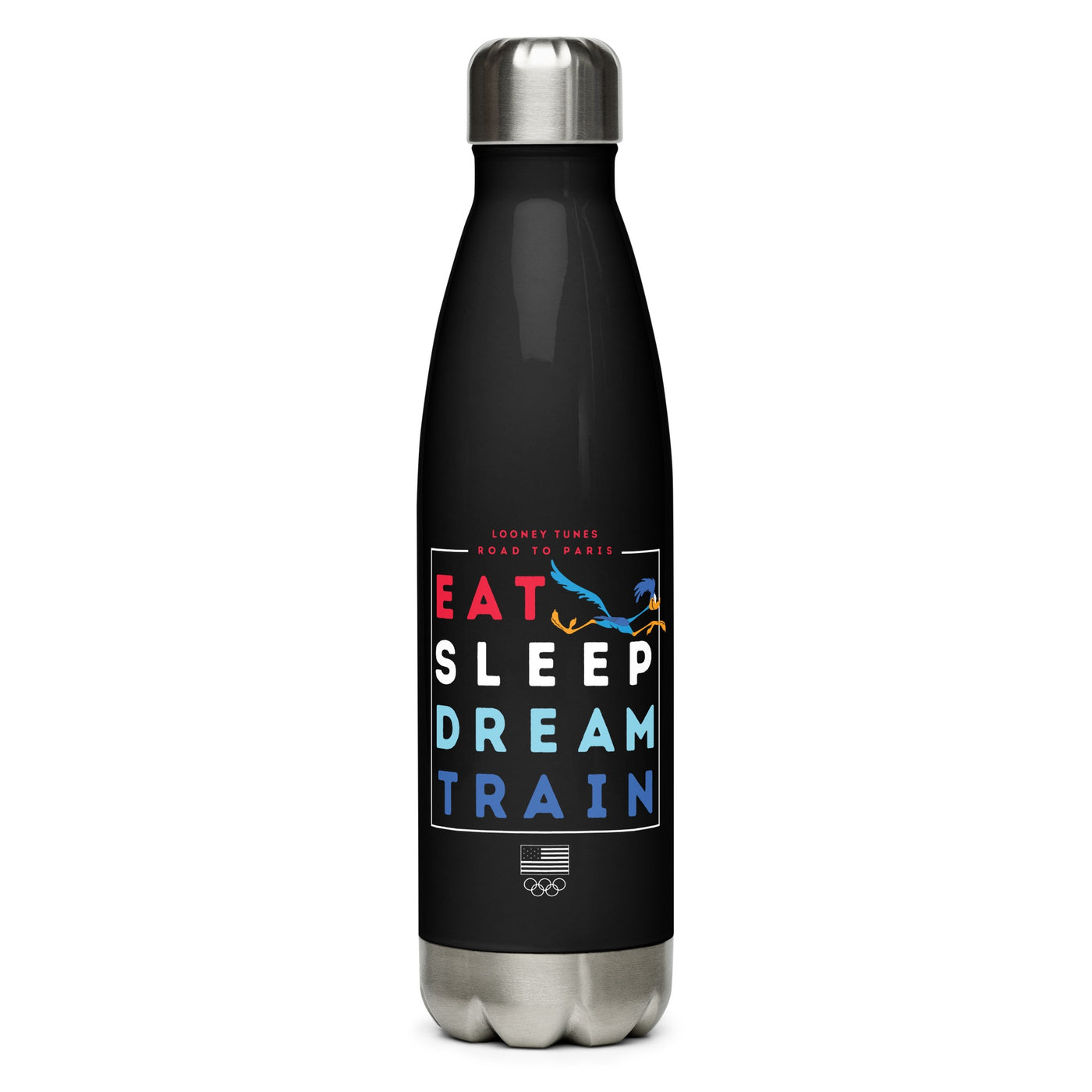 Looney Tunes x Team USA Eat, Sleep, Dream, Train Stainless Steel Water Bottle