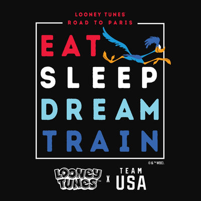 Looney Tunes x Team USA Eat, Sleep, Dream, Train Stainless Steel Water Bottle