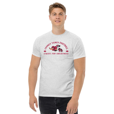 Team Looney Tunes Daffy Duck Football Strive for Greatness T-shirt