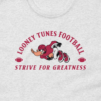 Team Looney Tunes Daffy Duck Football Strive for Greatness T-shirt